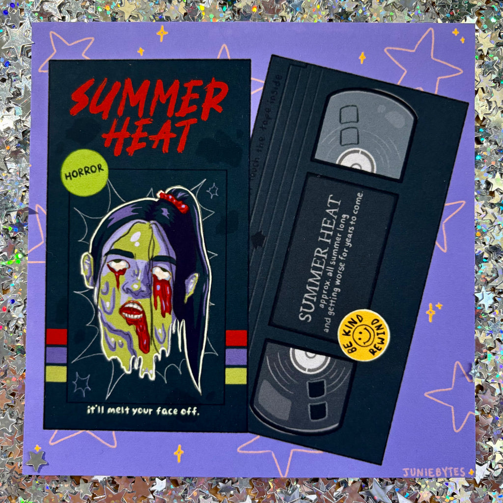 Summer Heat VHS Mini Print