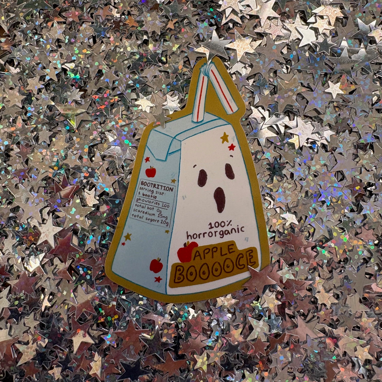 Apple Booce Sticker