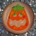Halloween Pumpkin Cookie Painted Magnet